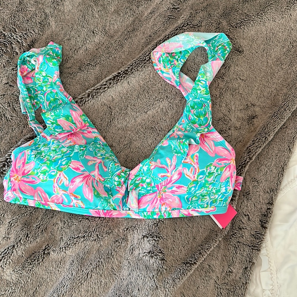 Lilly Pulitzer Suria Bikini Top size 8 NWT